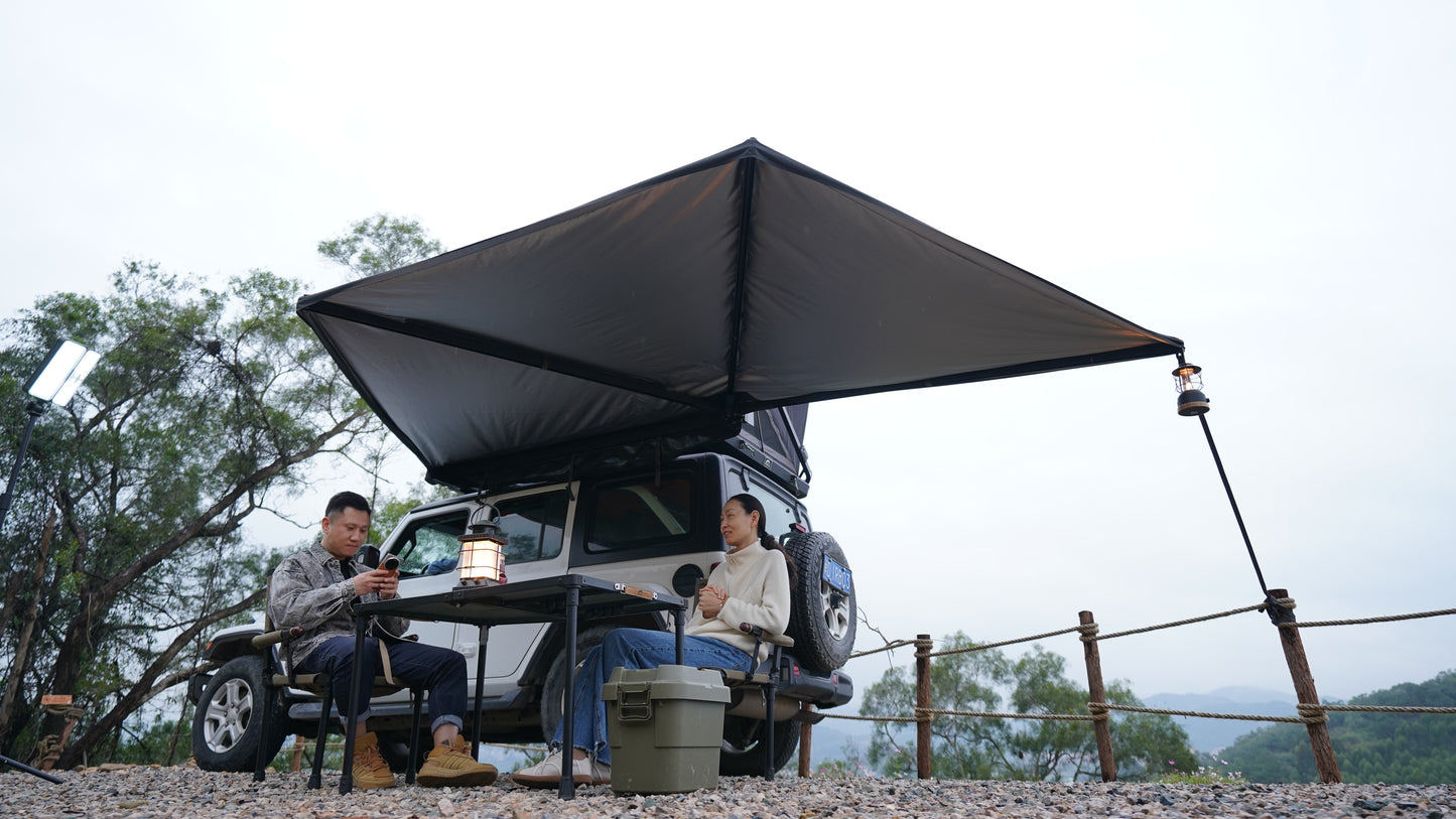 🚙 Wild land 180 awning waterproof - Effortless Setup PU3000mm, UPF50+🏕️