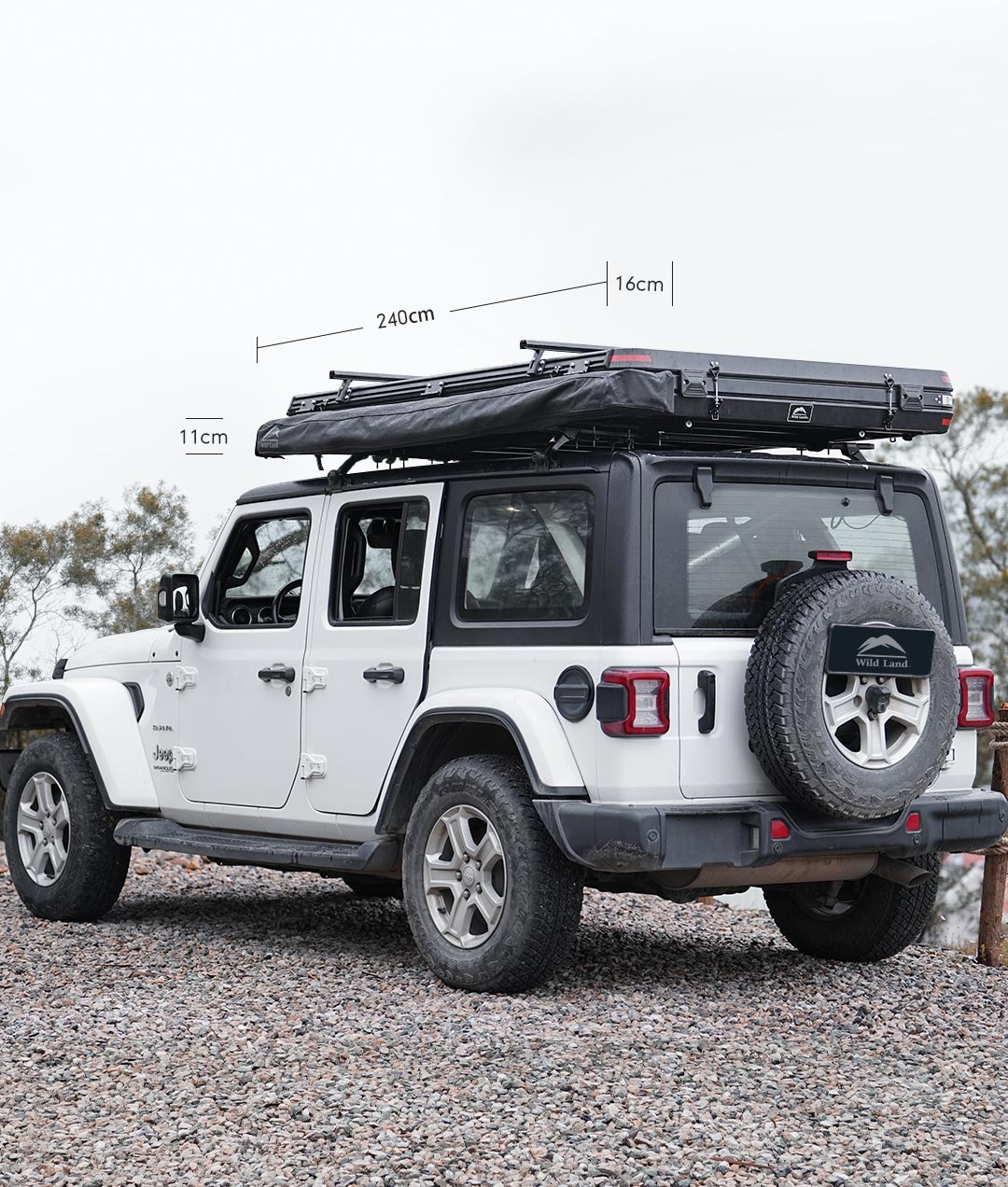 🚙 Wild land 180 awning waterproof - Effortless Setup PU3000mm, UPF50+🏕️