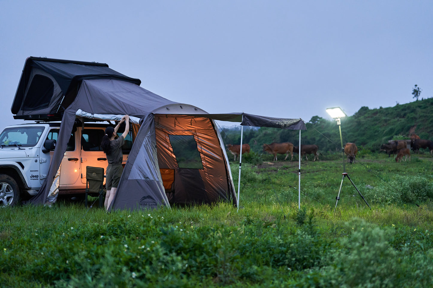 🌟 Wild Land Rooftop Tent Annex – Expand Your Outdoor Living Space! 🏕️✨