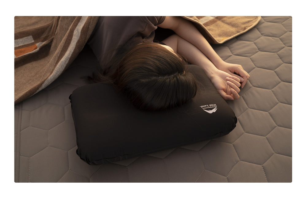 🌟 Wild Land Self-Inflating Air Pillow – Your Ultimate Travel Companion! 🌍💤