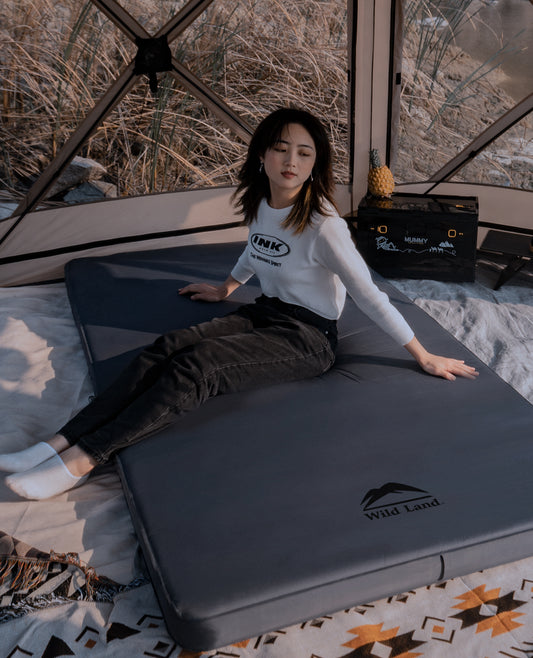 🌟 Wild Land Self-Inflating Air Mattress – Comfort Anywhere You Go! 🏕️💤